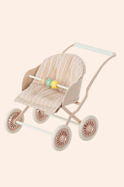 Maileg - Stroller - Baby Mice - Rose - Strawberries & Cream