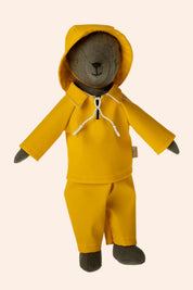 Maileg - The Teddies - Teddy Dad - Rainwear with Hat - Strawberries & Cream