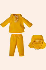 Maileg - The Teddies - Teddy Dad - Rainwear with Hat - Strawberries & Cream