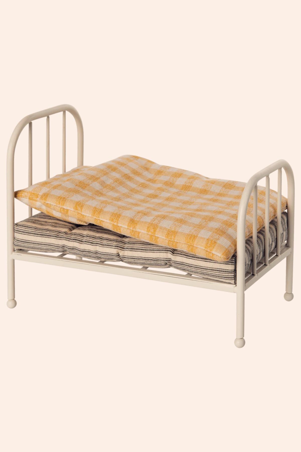 Maileg - Vintage Bed - Teddy Junior - Strawberries & Cream