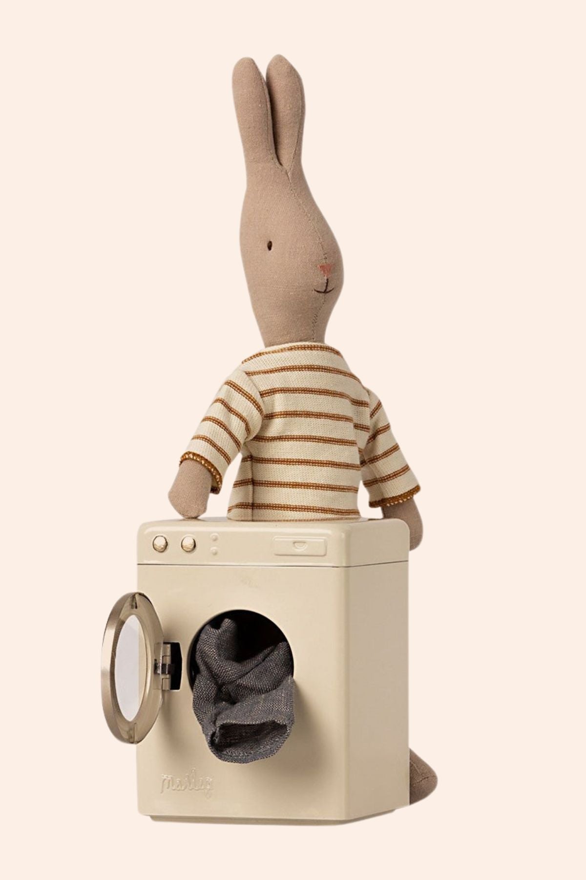 Maileg - Washing Machine - Mouse - Strawberries & Cream 