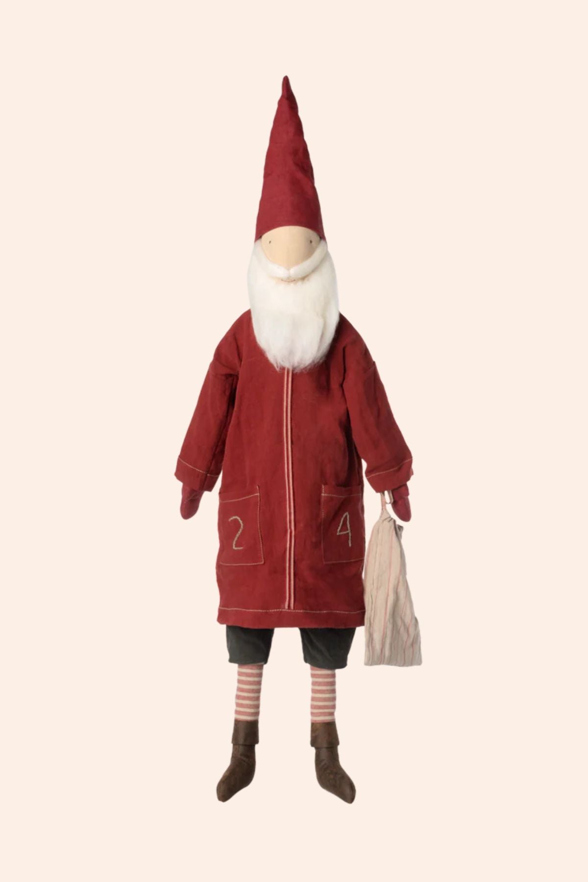 Maileg  Advent Calendar Pixie - Santa- Strawberries & Cream