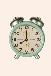 Maileg - Alarm Clock, Mouse - Mint - Strawberries & Cream 