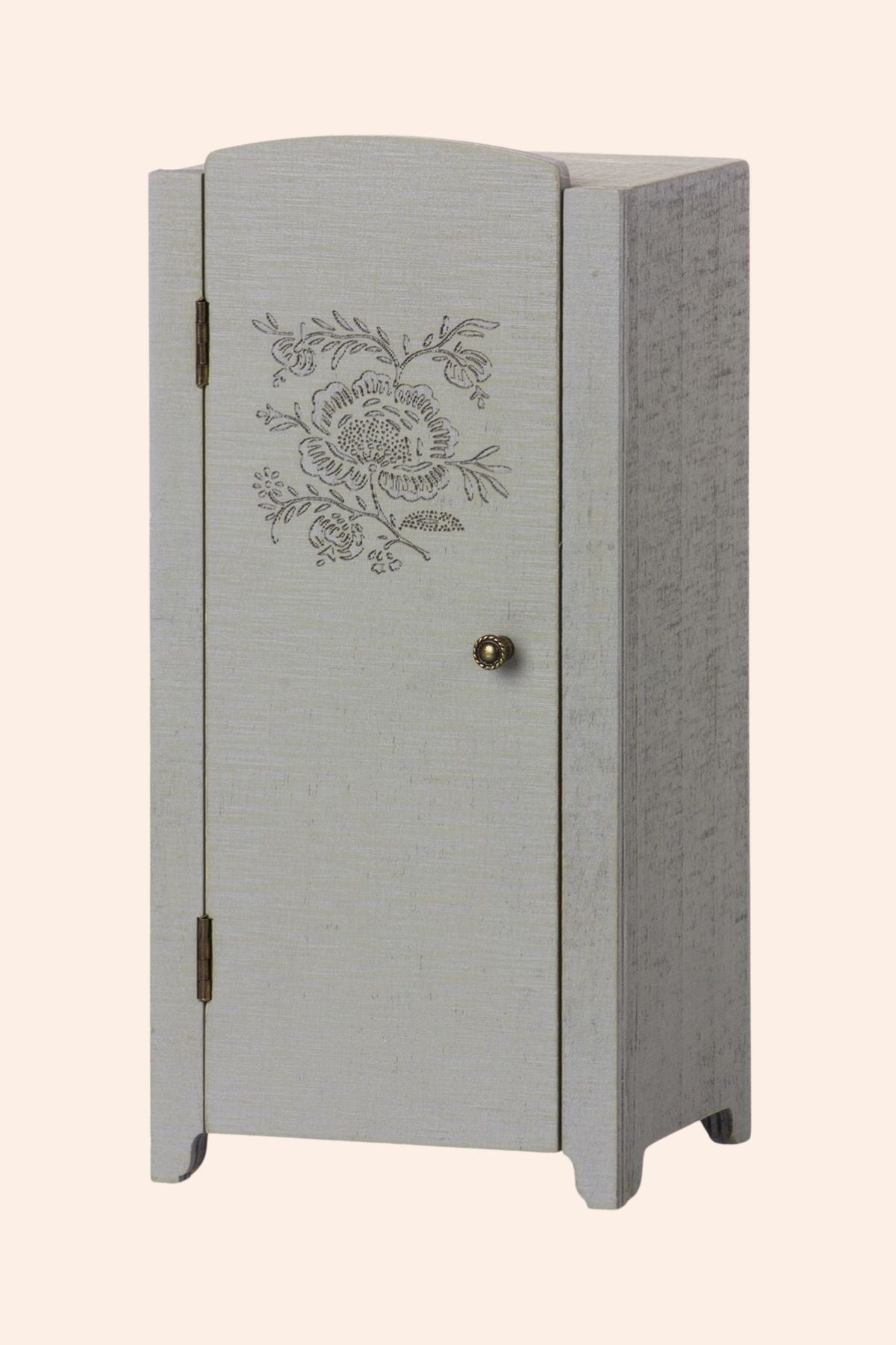 Maileg Miniature Closet - Grey/Mint - Strawberries & Cream