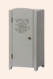 Maileg Miniature Closet - Grey/Mint - Strawberries & Cream