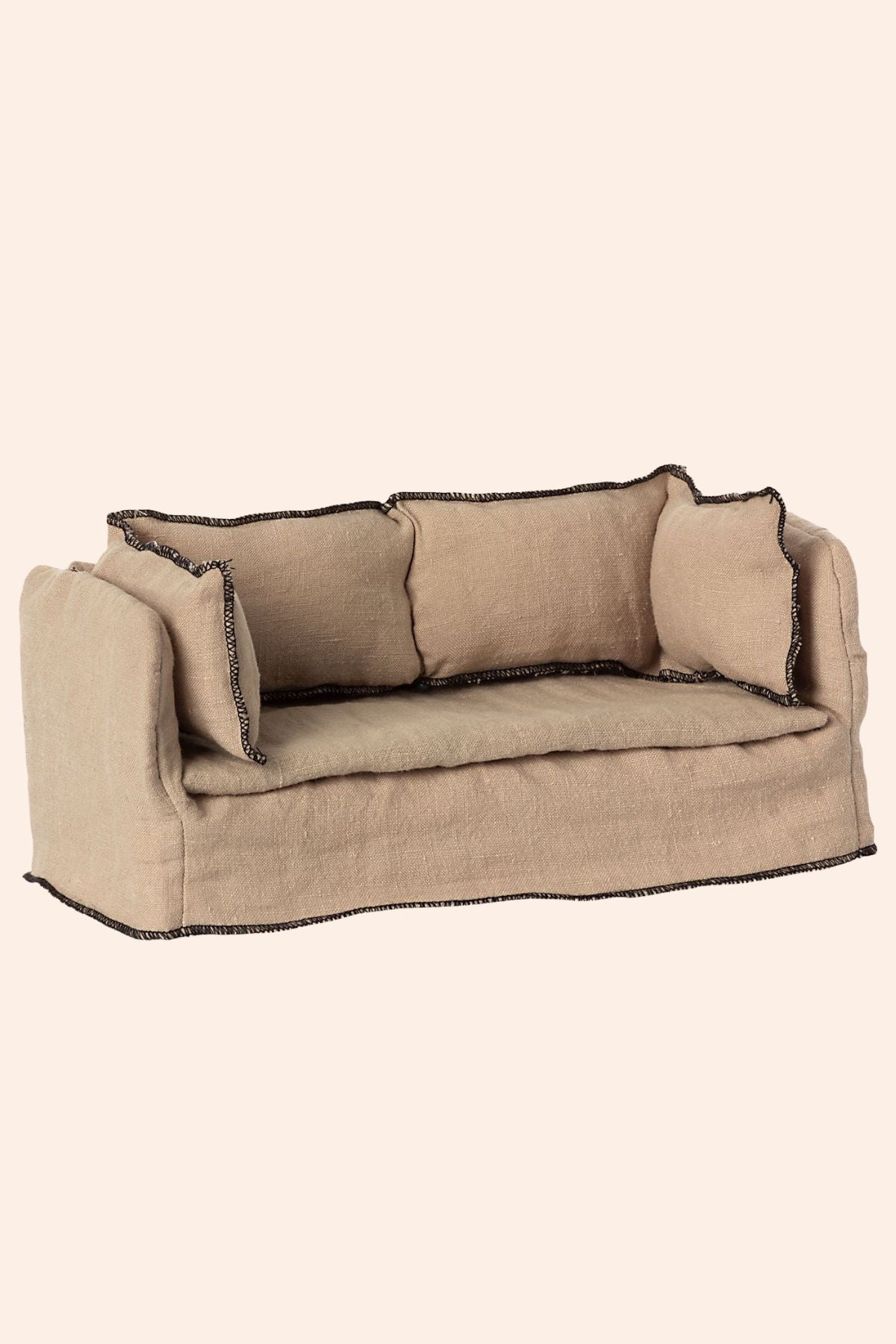 Maileg Miniature Couch- Strawberries & Cream