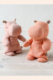 Maileg- Safari Friends - Small Hippo - Soft Rose - Strawberries & Cream
