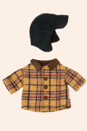 Maileg The Teddies - Teddy Dad - Woodsman Jacket and Hat - Strawberries & Cream