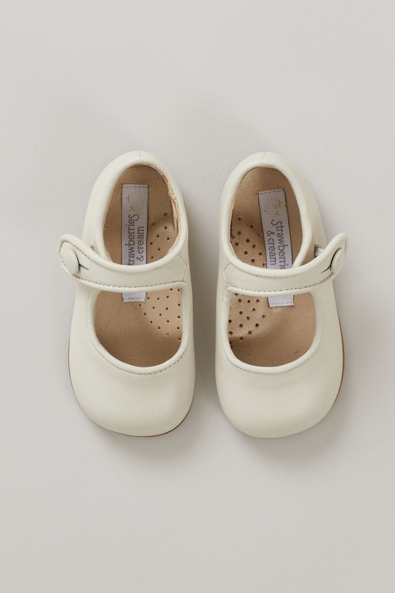 by Mary Jane - Ivory - Strawberries & Cream 