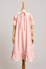 Moon Nightdress in Soft Pink - Designed by Ingrid Lewis - Strawberries & Cream