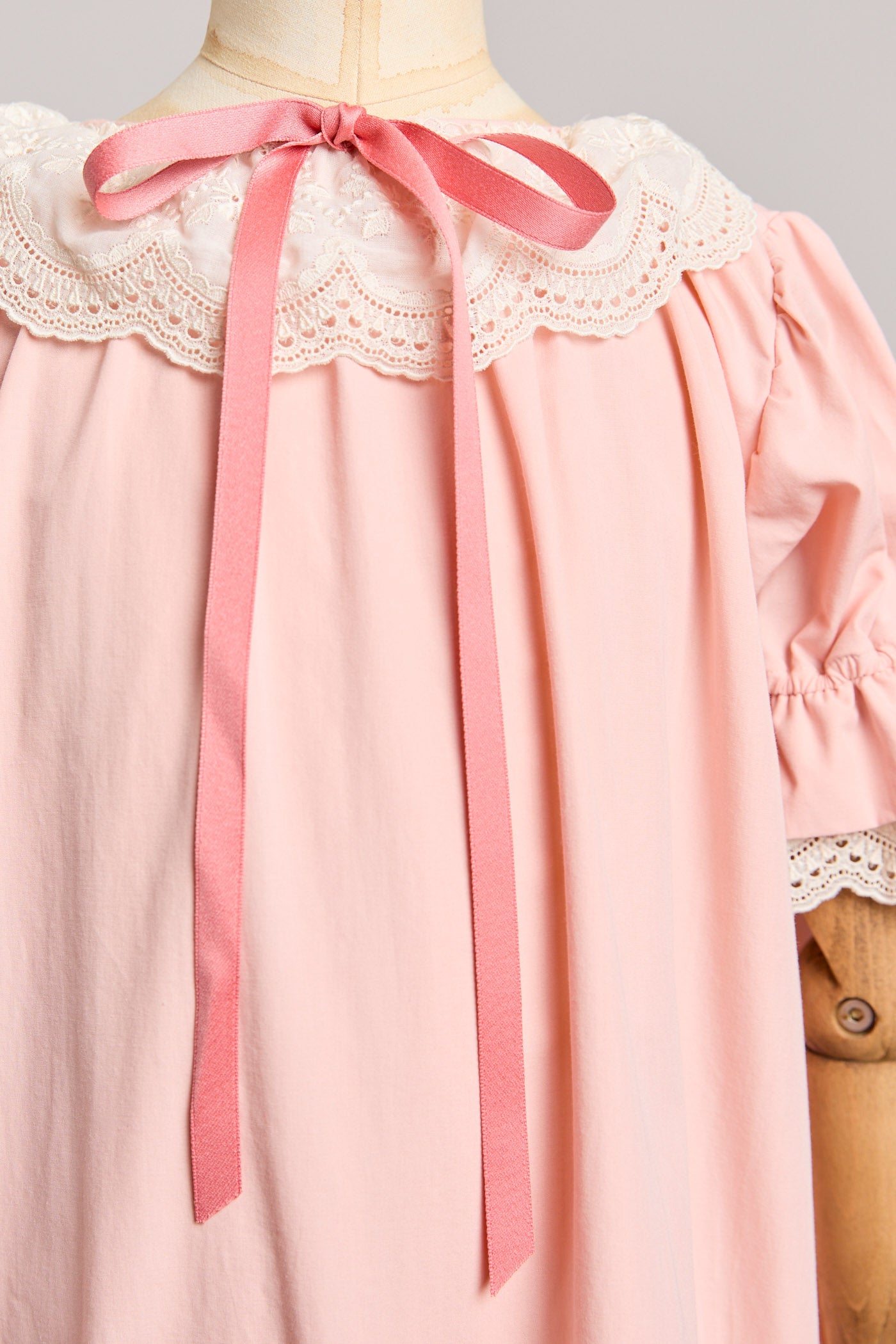 Moon Nightdress in Soft Pink - Designed by Ingrid Lewis - Strawberries & Cream