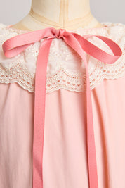 Moon Nightdress in Soft Pink - Designed by Ingrid Lewis - Strawberries & Cream