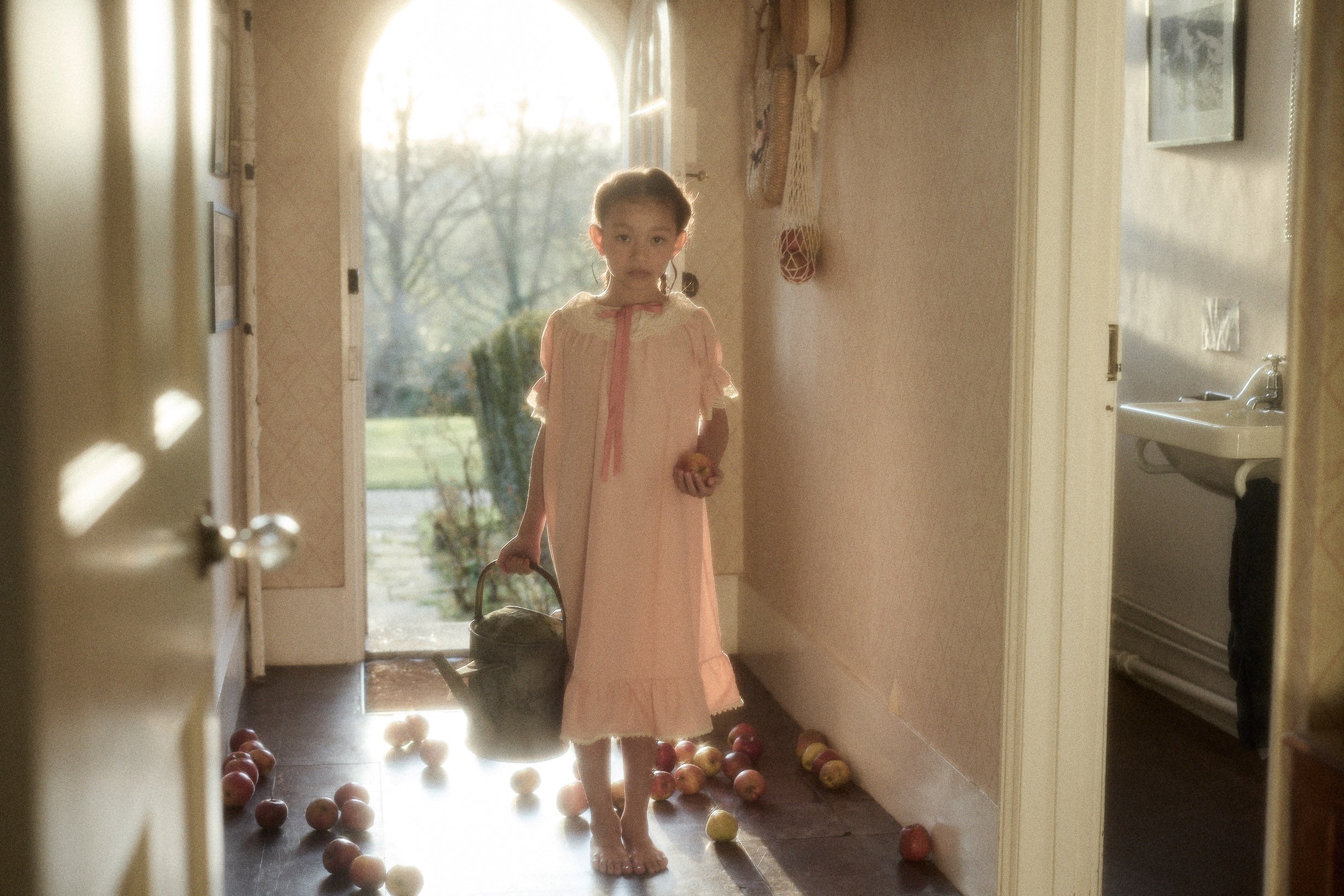 Moon Nightdress in Soft Pink - Designed by Ingrid Lewis - Strawberries & Cream