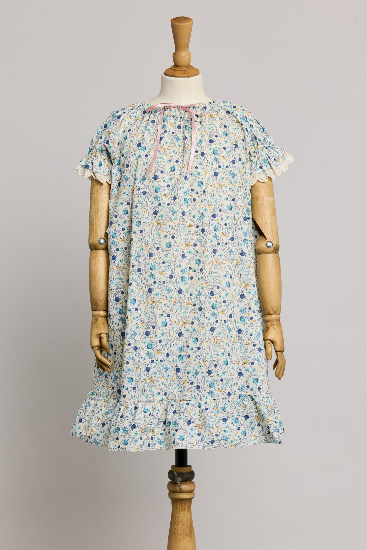Moon Night Dress In Blue Berries - Designed by Ingrid Lewis - Strawberries & Cream