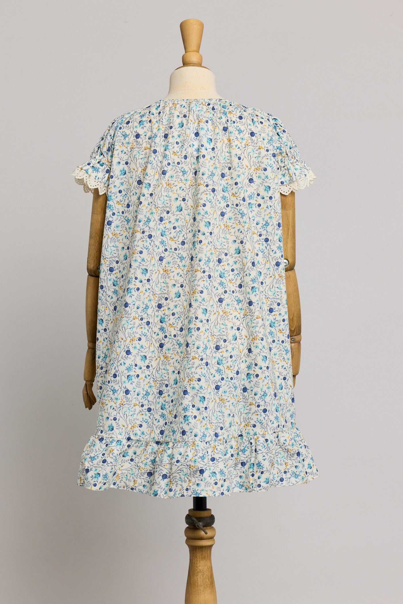 Moon Night Dress In Blue Berries - Designed by Ingrid Lewis - Strawberries & Cream