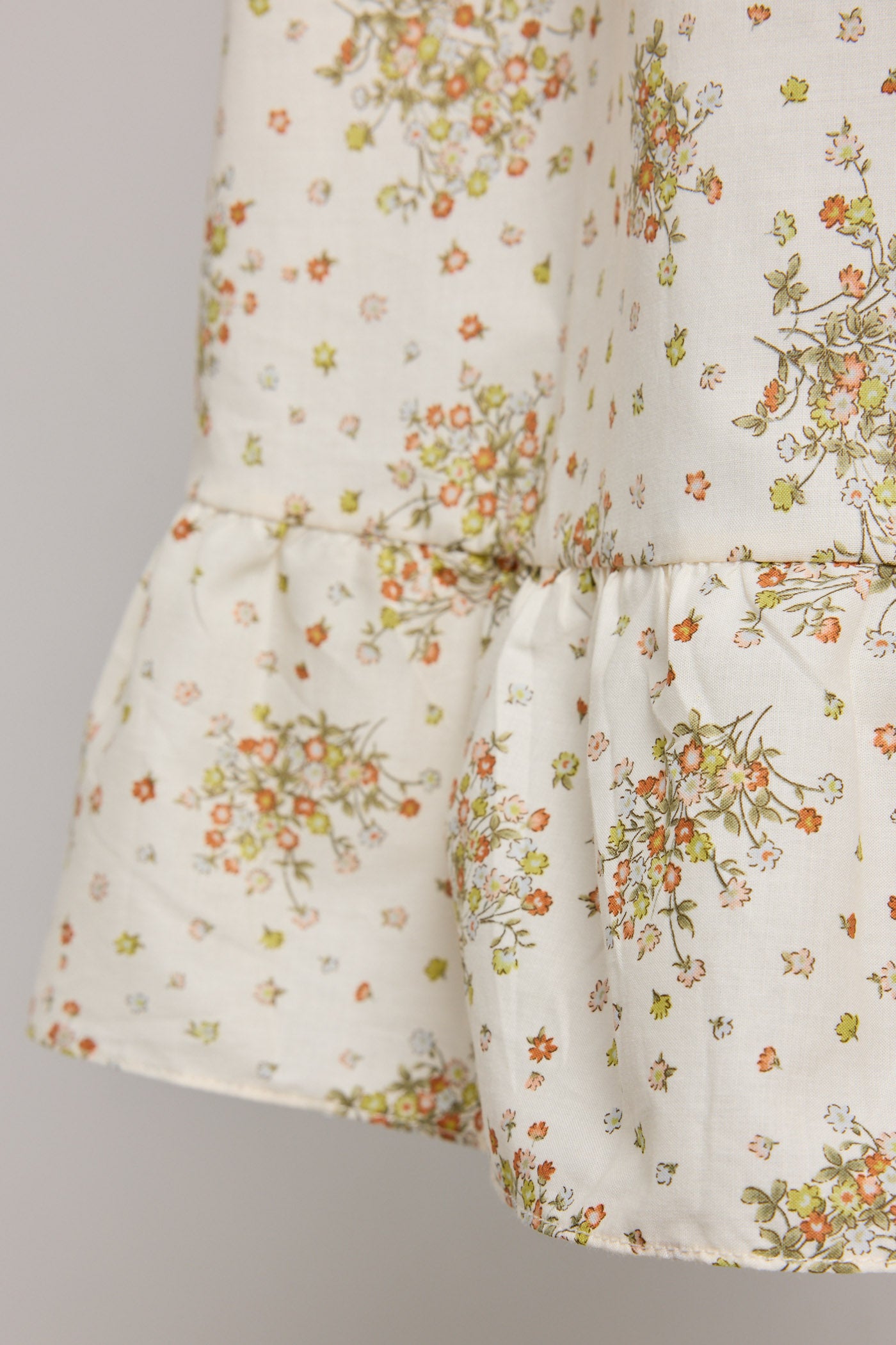 Moon Night Dress In Cream Wild Flowers - Designed by Ingrid Lewis - Strawberries & Cream