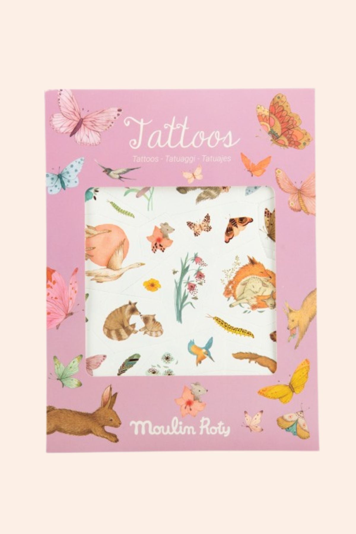 Moulin Roty - 65 Tattoos - Les Rosalies - Strawberries & Cream 