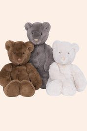 Moulin Roty - Arthur & Louison - Louison Bear - Grey - Strawberries & Cream 