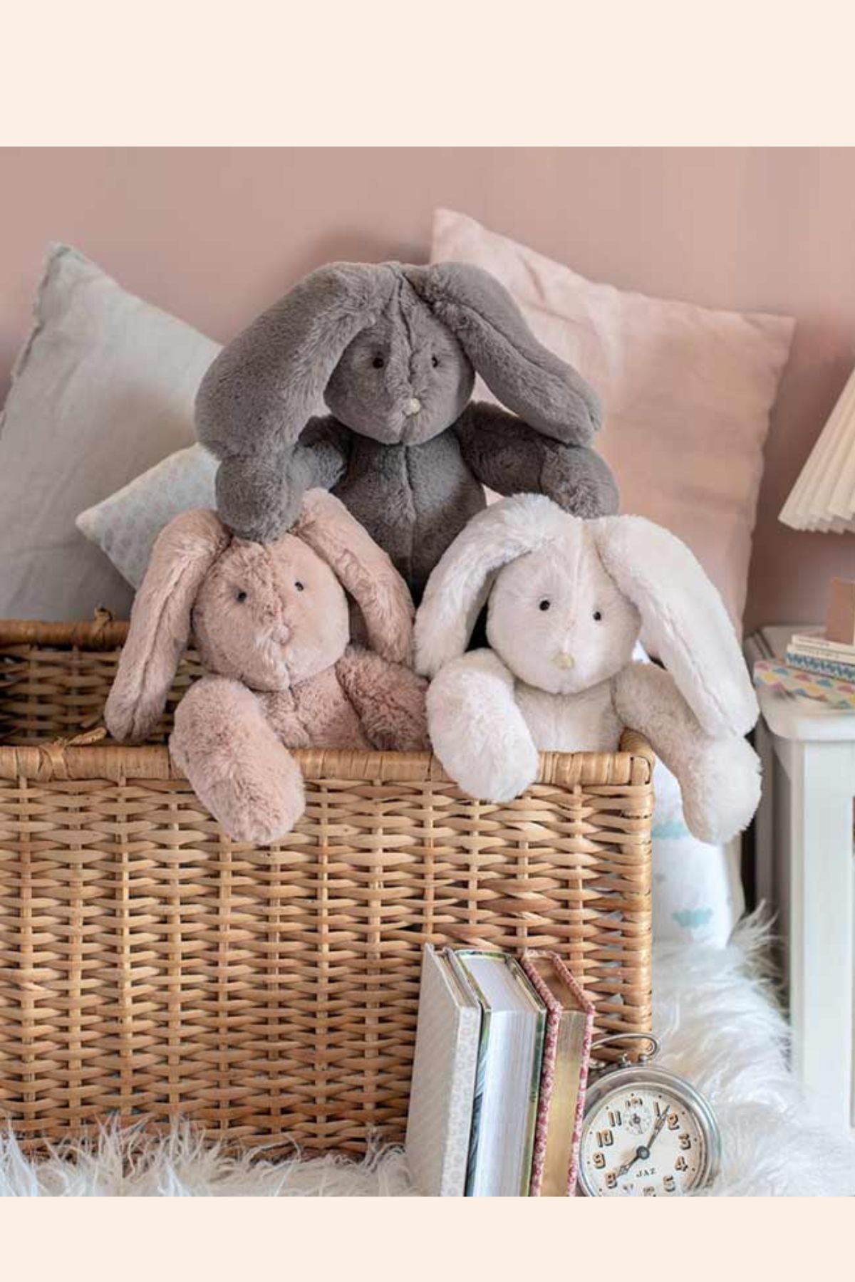 Moulin Roty - Arthur & Louison - Louison Rabbit - Pink - Strawberries & Cream