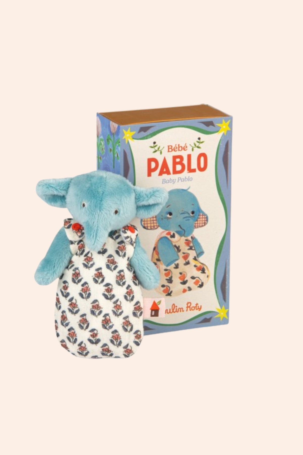 Moulin Roty - Baby Pablo the Elephant - Les Minouchkas - Strawberries & Cream 