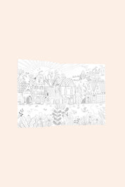 Moulin Roty - Colouring book -  Les Minouchkas - Strawberries & Cream
