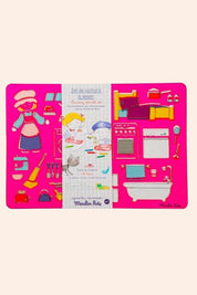 Moulin Roty - Drawing Stencil Sets - In The House - Strawberries & Cream