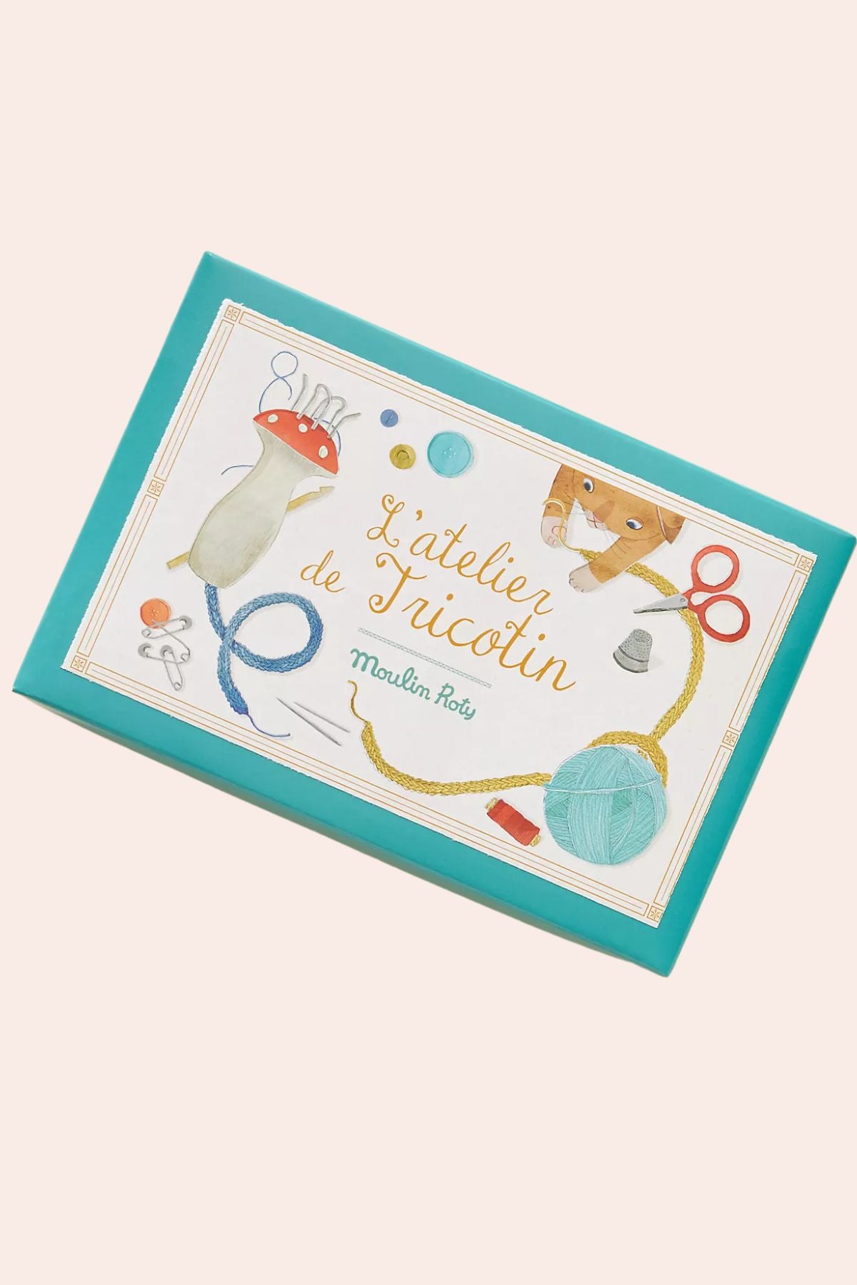 Moulin Roty - L’atelier de Tricotin - French Knitting Kit - Strawberries & Cream