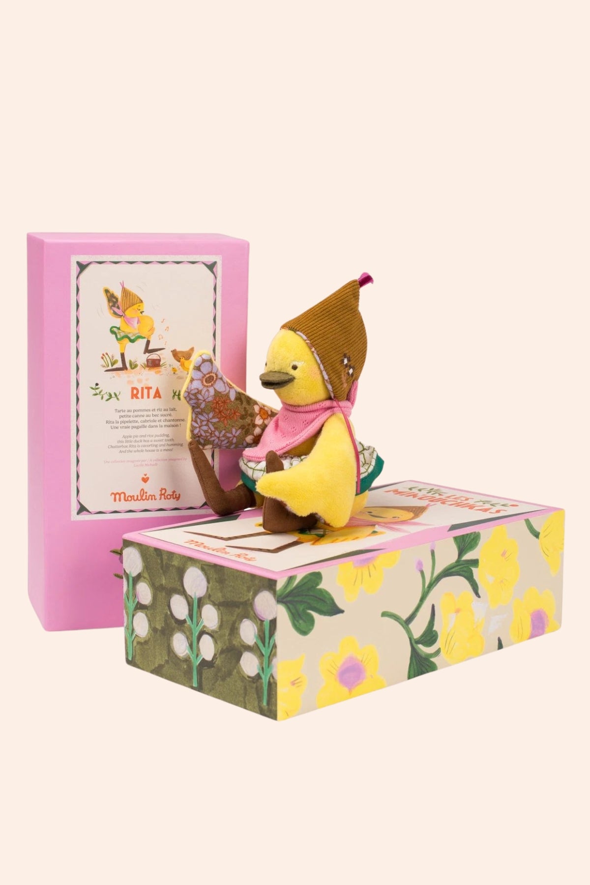 Moulin Roty - Les Minouchkas  - Rita The Duck - Strawberries & Cream - Ingrid Lewis - Designer
