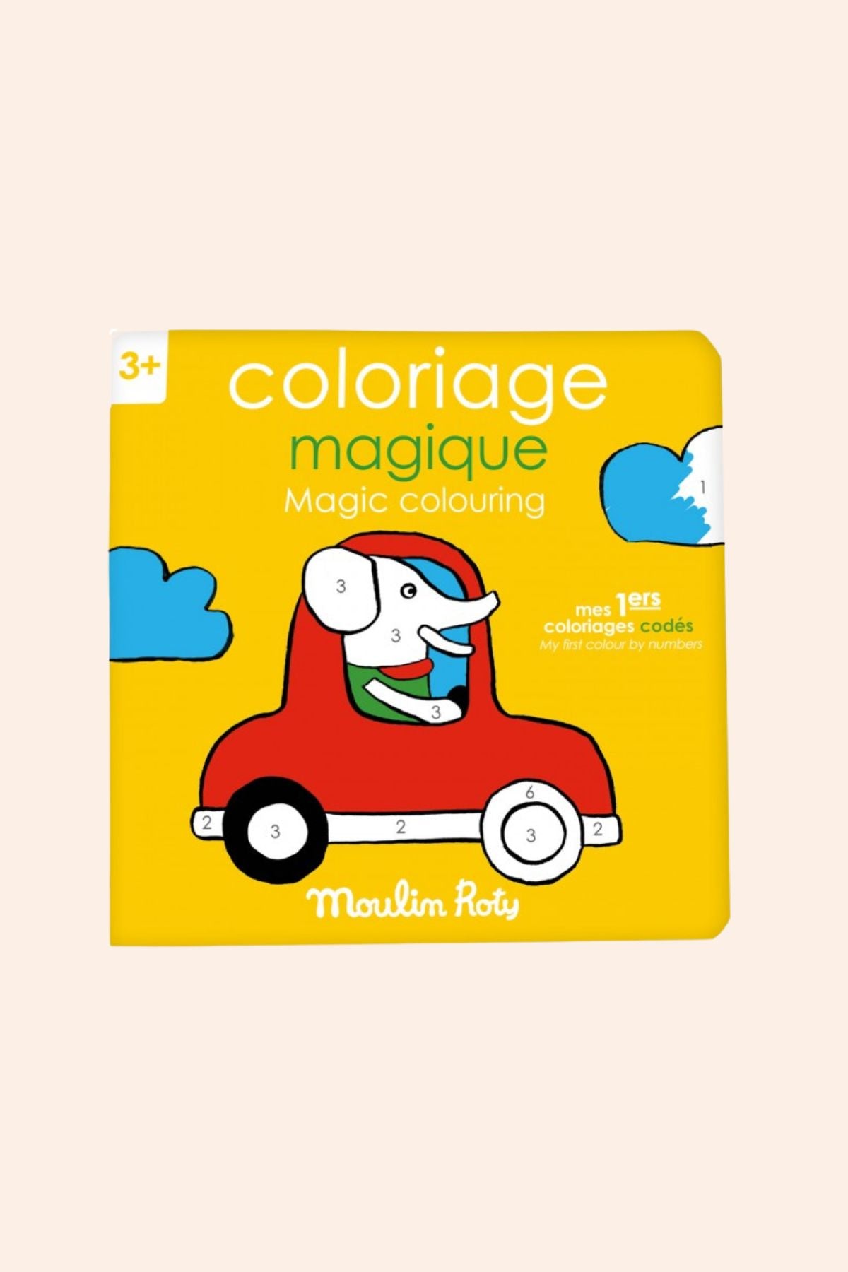Moulin Roty - Magic colouring book - Les Popipop - Strawberries & Cream 