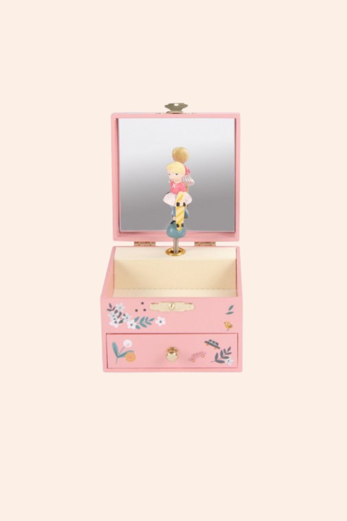 Moulin Roty - Musical Jewellery Box - Les Parisiennes - Strawberries & Cream