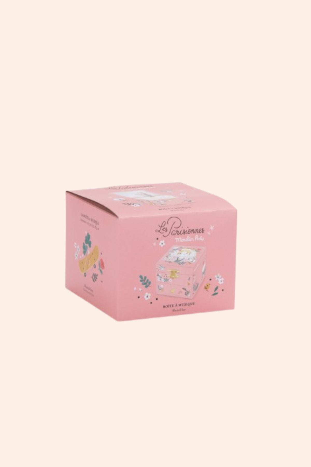 Moulin Roty - Musical Jewellery Box - Les Parisiennes - Strawberries & Cream