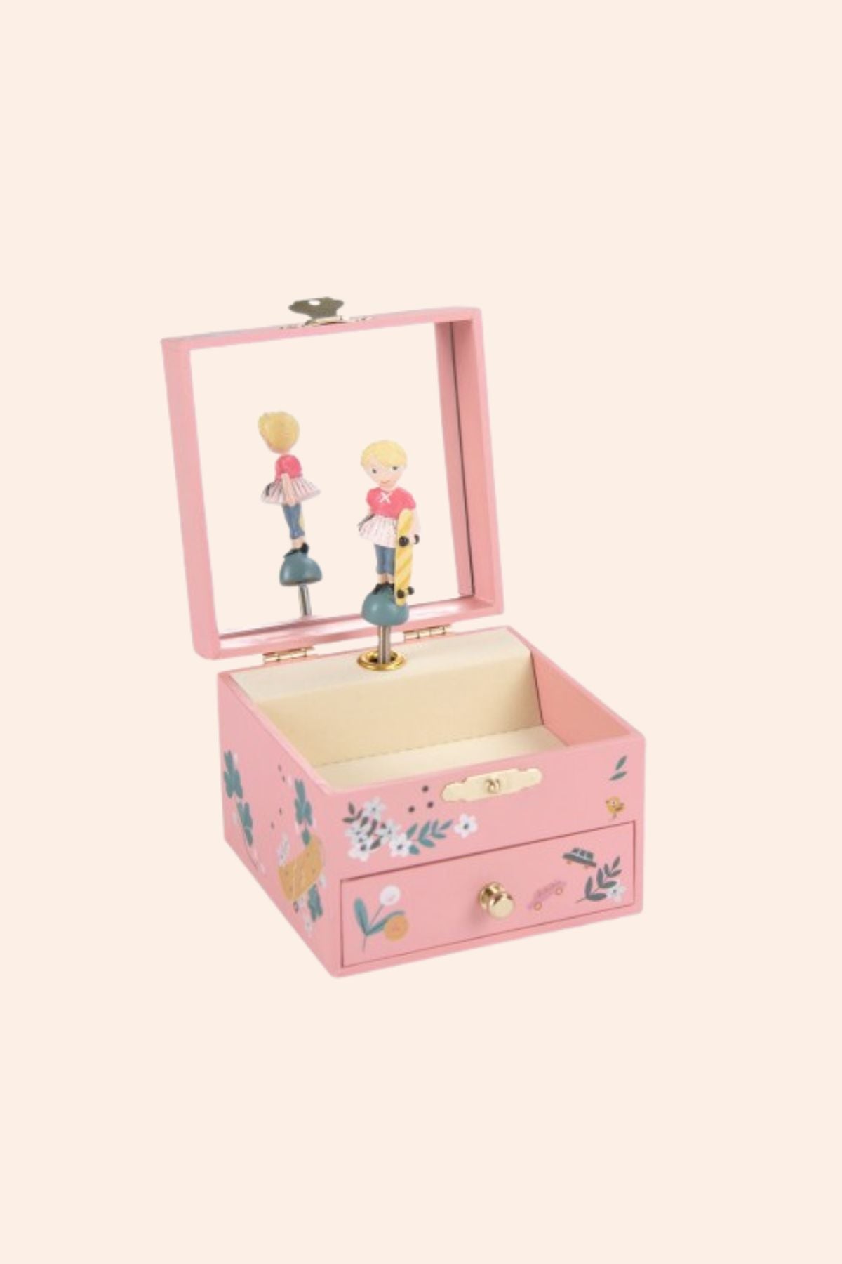 Moulin Roty - Musical Jewellery Box - Les Parisiennes - Strawberries & Cream