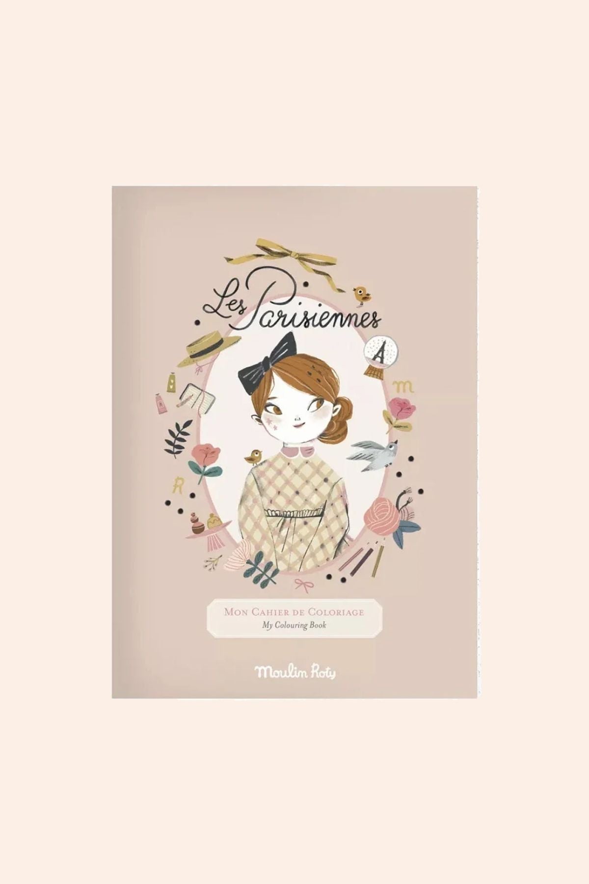 Moulin Roty -  My Colouring Book - Les Parisiennes - Strawberries & Cream 