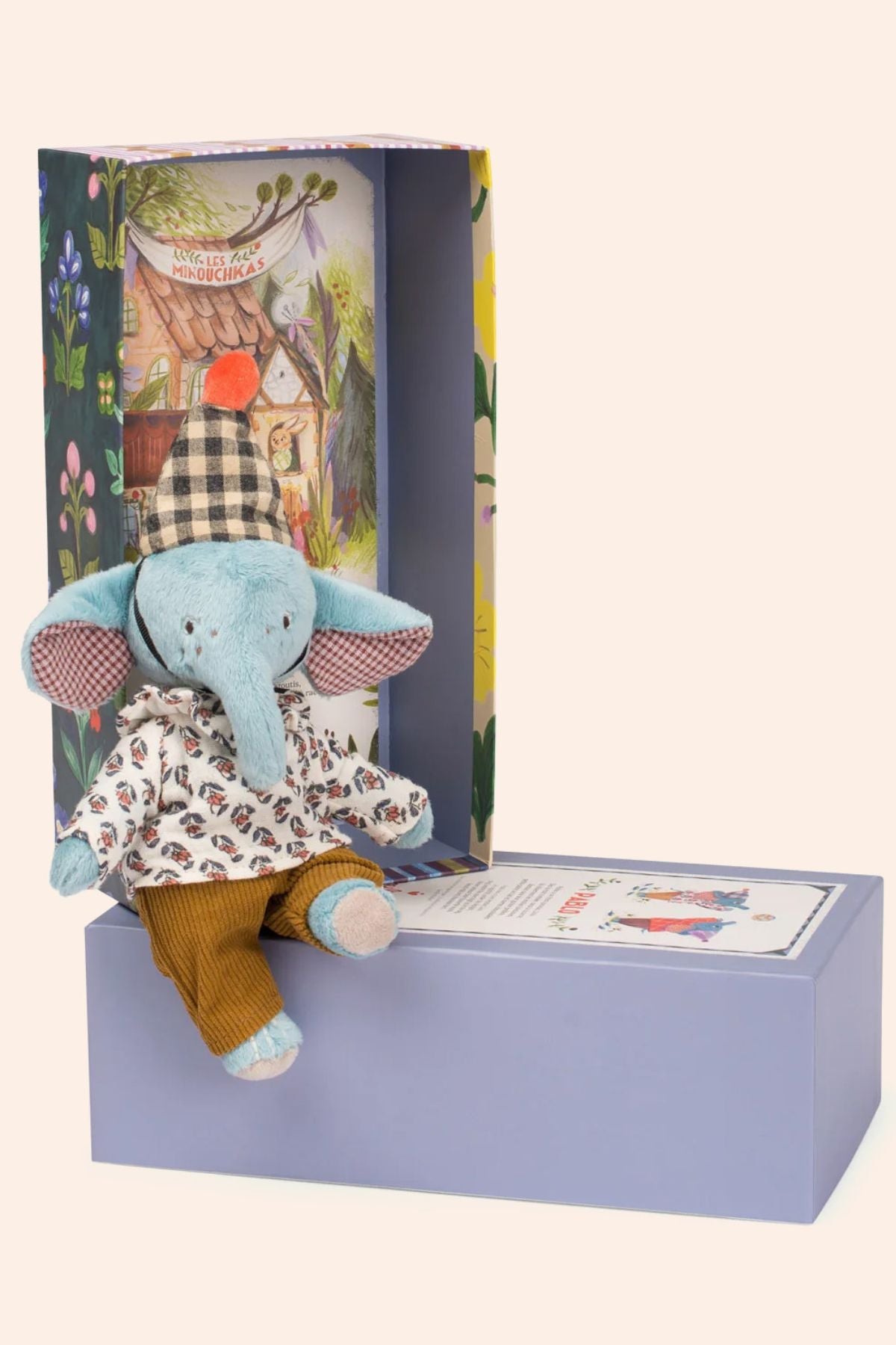 Moulin Roty - Pablo The Elephant - Les Minouchkas - Strawberries & Cream 