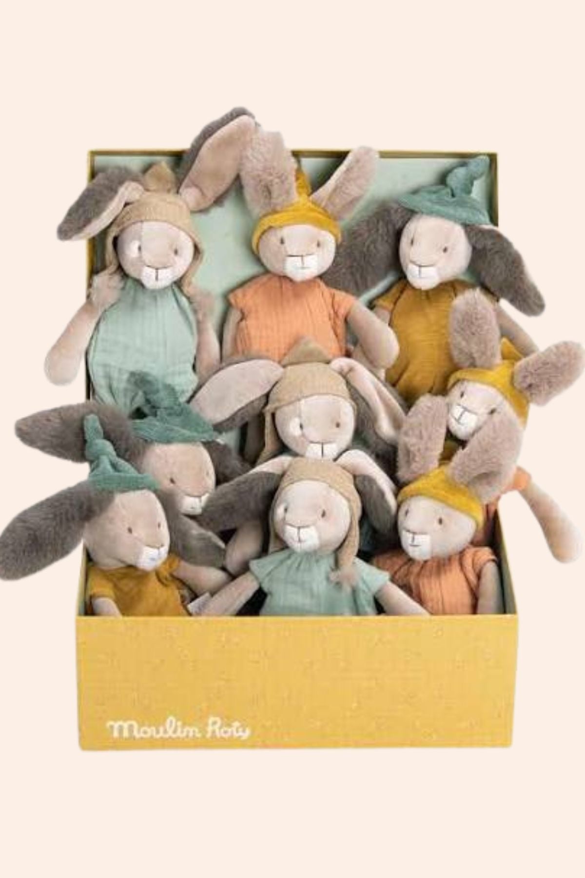 Moulin Roty - Trois Petits Lapin - Sage Little Rabbit - Strawberries & Cream