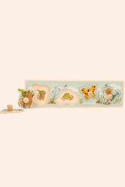 Moulin Roty - Trois Petits Lapins - Animal puzzle - Strawberries & Cream - Ingrid Lewis - Designer