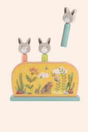 Moulin Roty - Trois Petits Lapins - Pop-up Toy - Strawberries & Cream - Ingrid Lewis - Designer