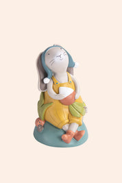 Moulin Roty - Trois Petits Lapins - Rabbit money box -  Strawberries & Cream - Ingrid Lewis - Designer