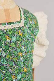 Muffin Romper English Meadow Bloom - Designed by Ingrid Lewis - Strawberries & Cream