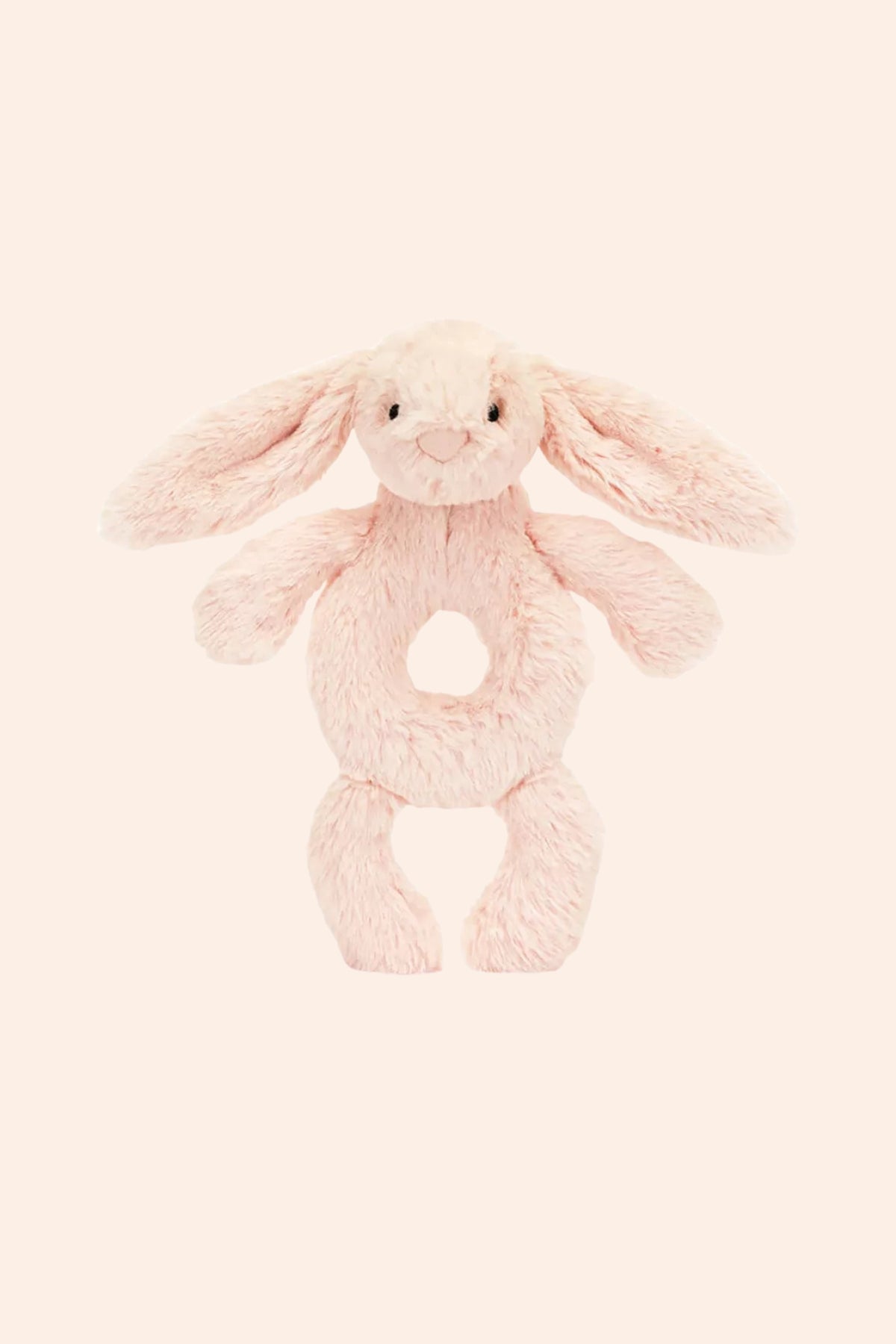 Jellycat -  Bashful Blush Bunny Ring Rattle