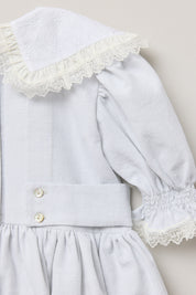 Baby Piano Light Grey Stripe - Designed by Ingrid Lewis - Strawberries & Cream