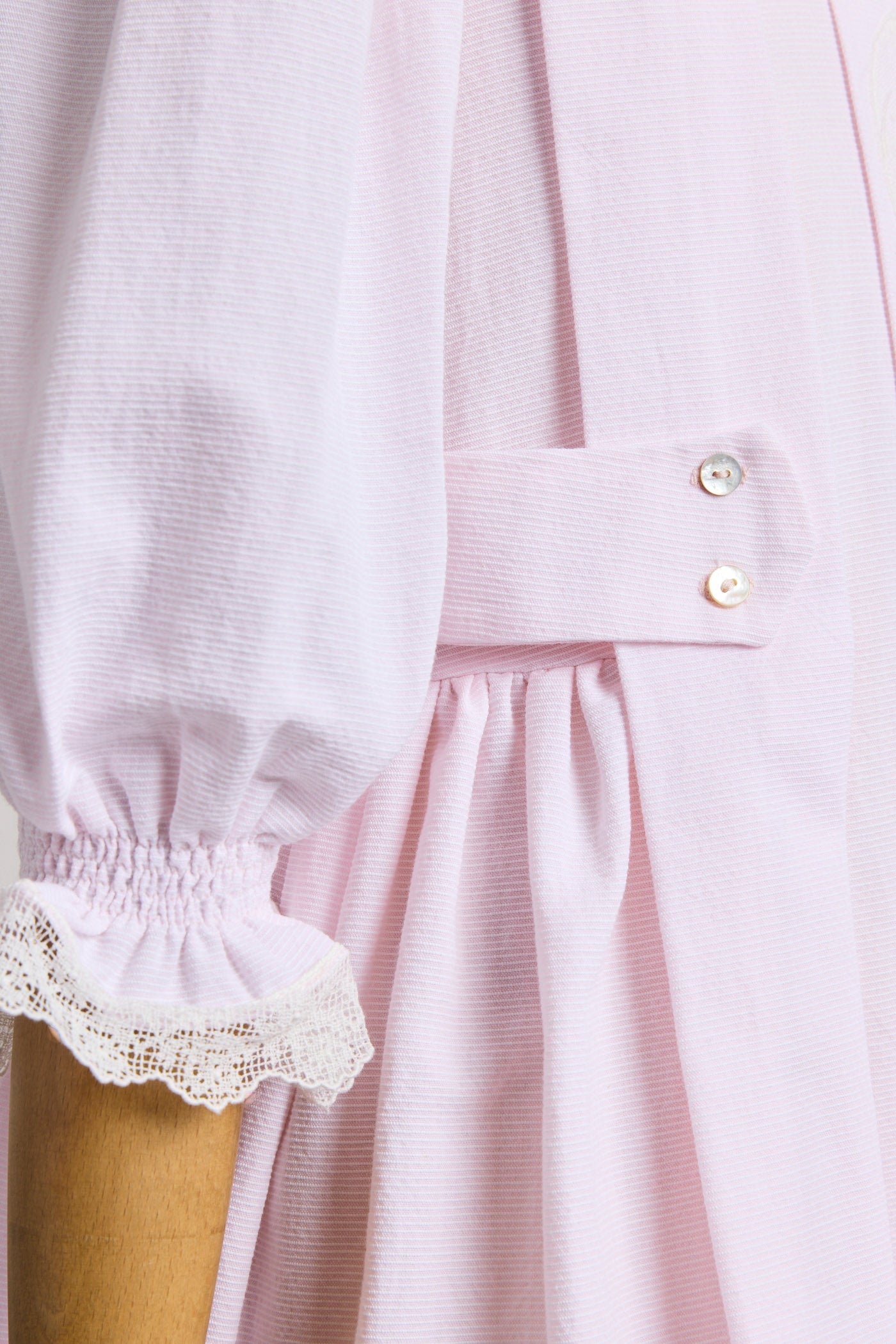 Piano Dress Pink Stripe - Designed by Ingrid Lewis - Strawberries & Cream