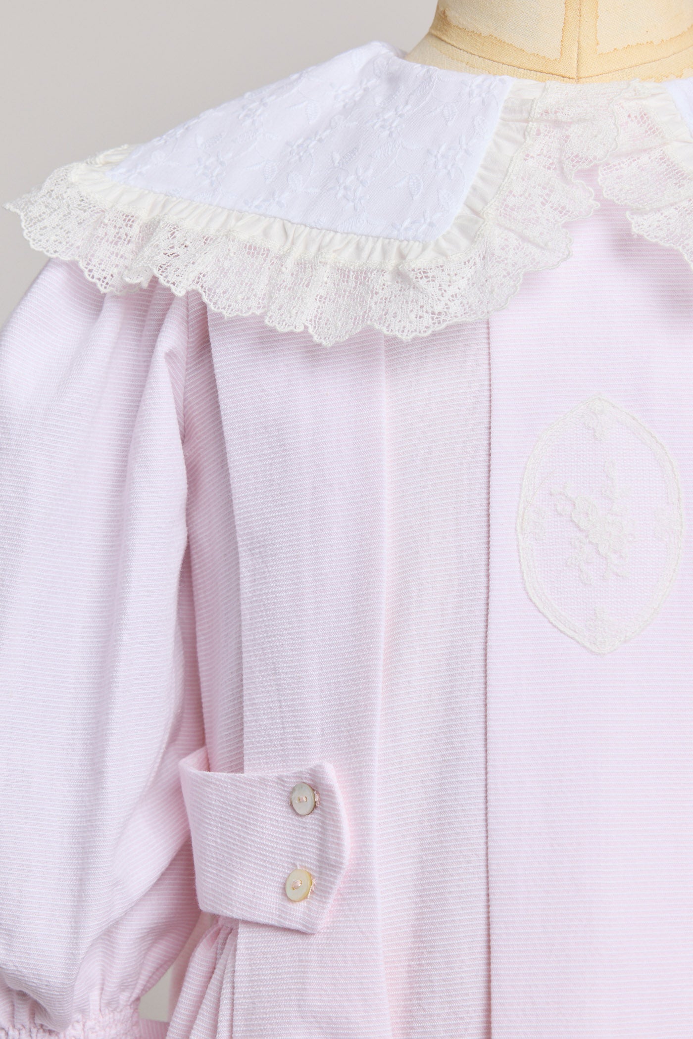 Piano Dress Pink Stripe - Designed by Ingrid Lewis - Strawberries & Cream