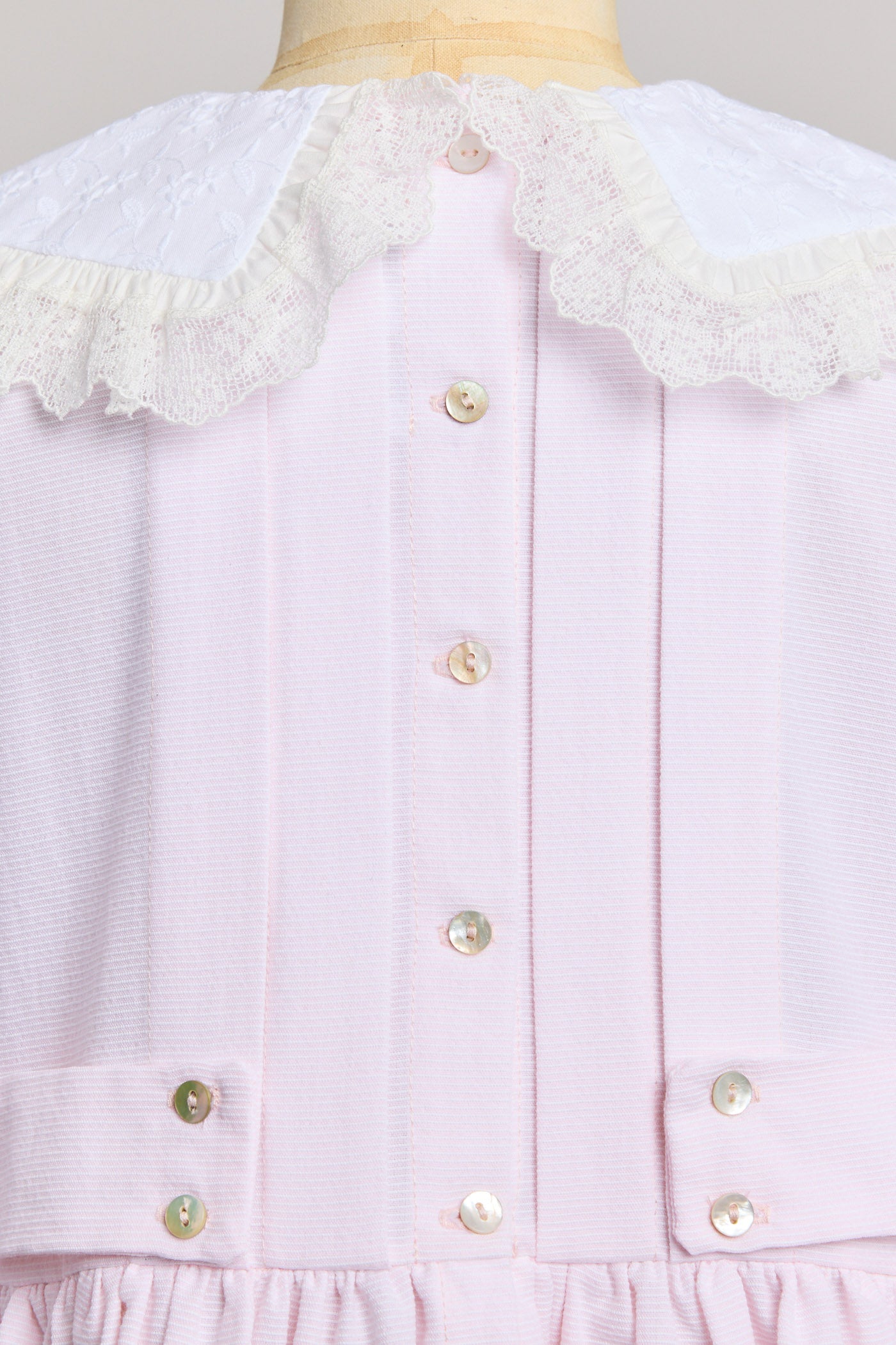 Piano Dress Pink Stripe - Designed by Ingrid Lewis - Strawberries & Cream
