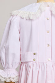 Piano Dress Pink Stripe - Designed by Ingrid Lewis - Strawberries & Cream