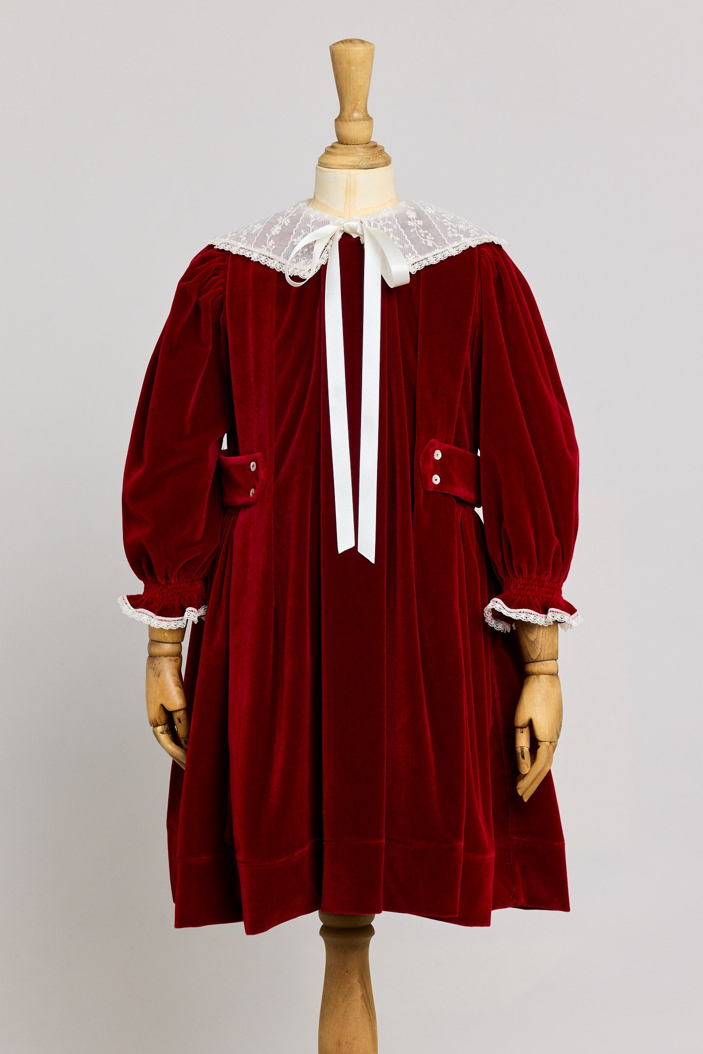 Piano Dress Red Velvet - Designed by Ingrid Lewis - Strawberries & Cream