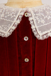 Piano Dress Red Velvet - Designed by Ingrid Lewis - Strawberries & Cream