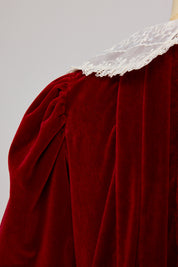 Piano Dress Red Velvet - Designed by Ingrid Lewis - Strawberries & Cream