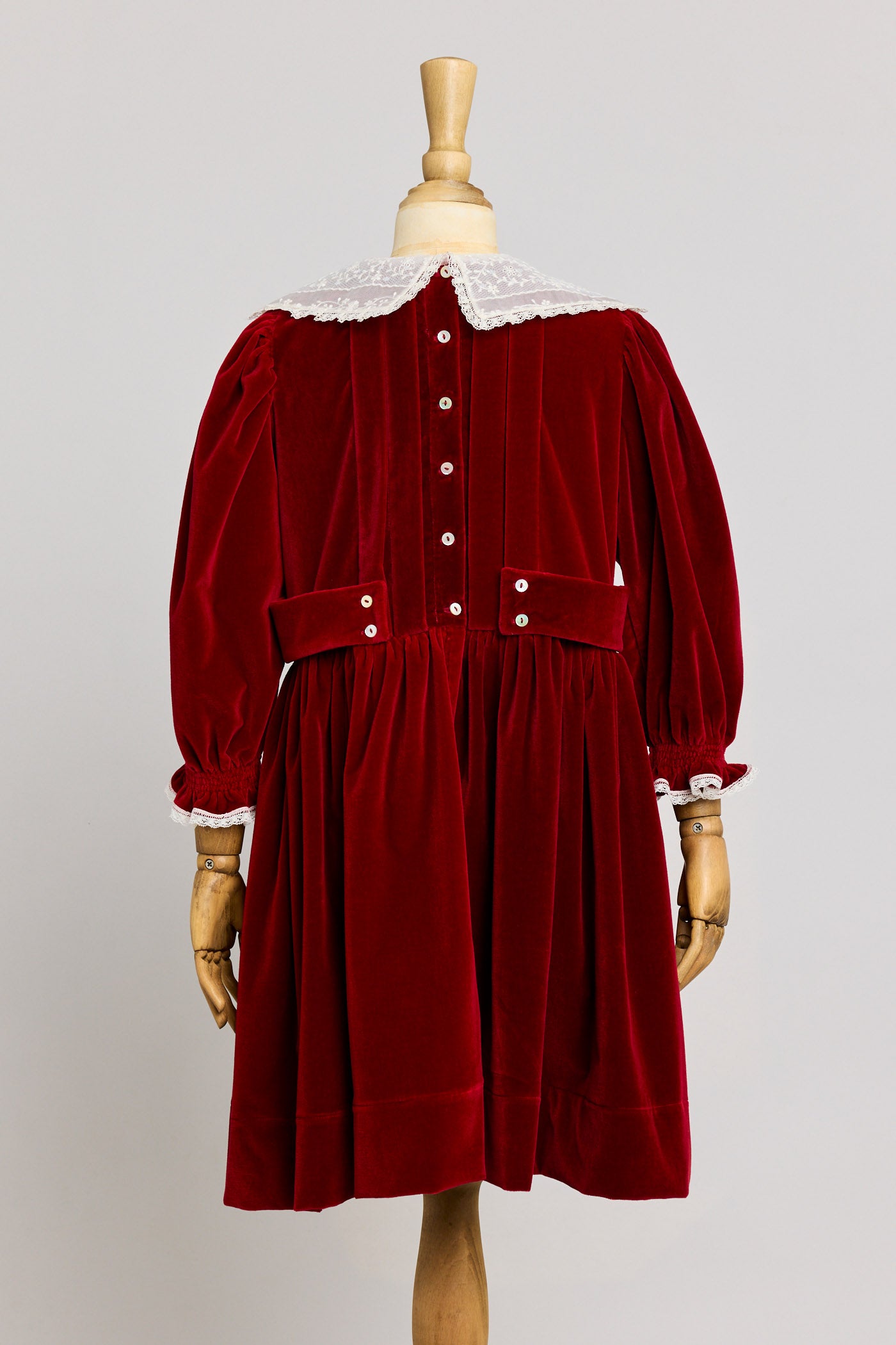 Piano Dress Red Velvet - Designed by Ingrid Lewis - Strawberries & Cream