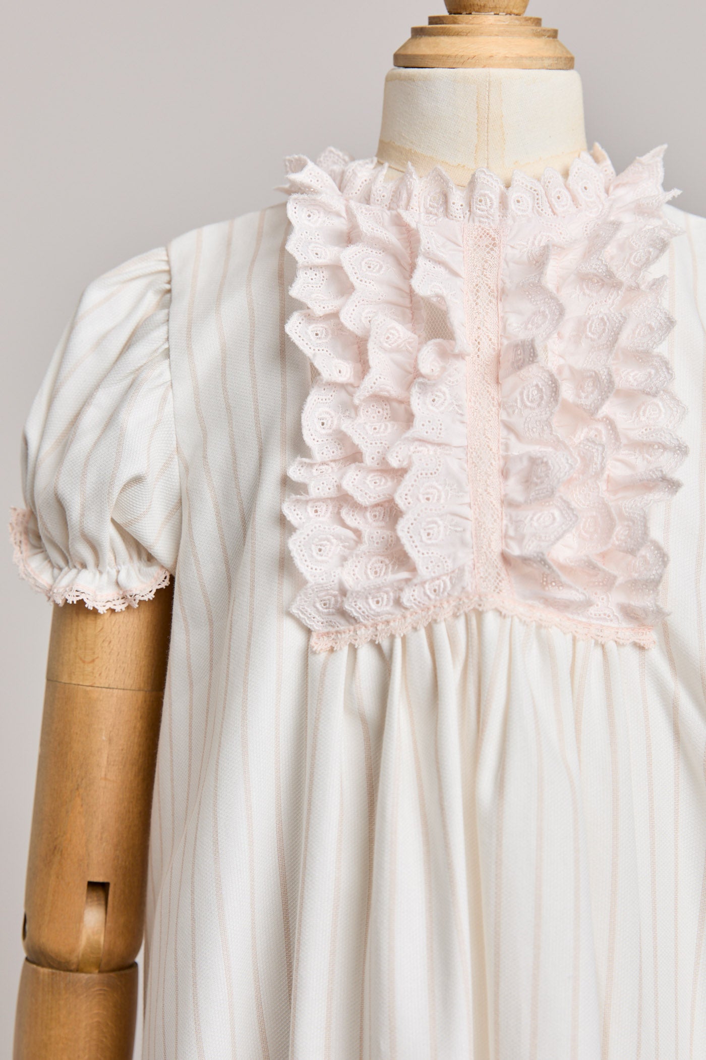 Pleated Dress Pink Marshmallow - Designed by Ingrid Lewis - Strawberries & Cream